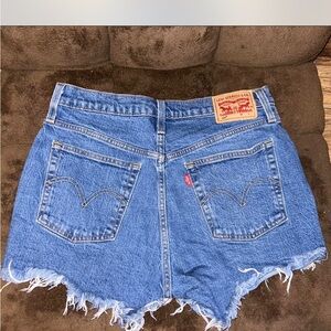 Levi's Women's Blue Denim Shorts
